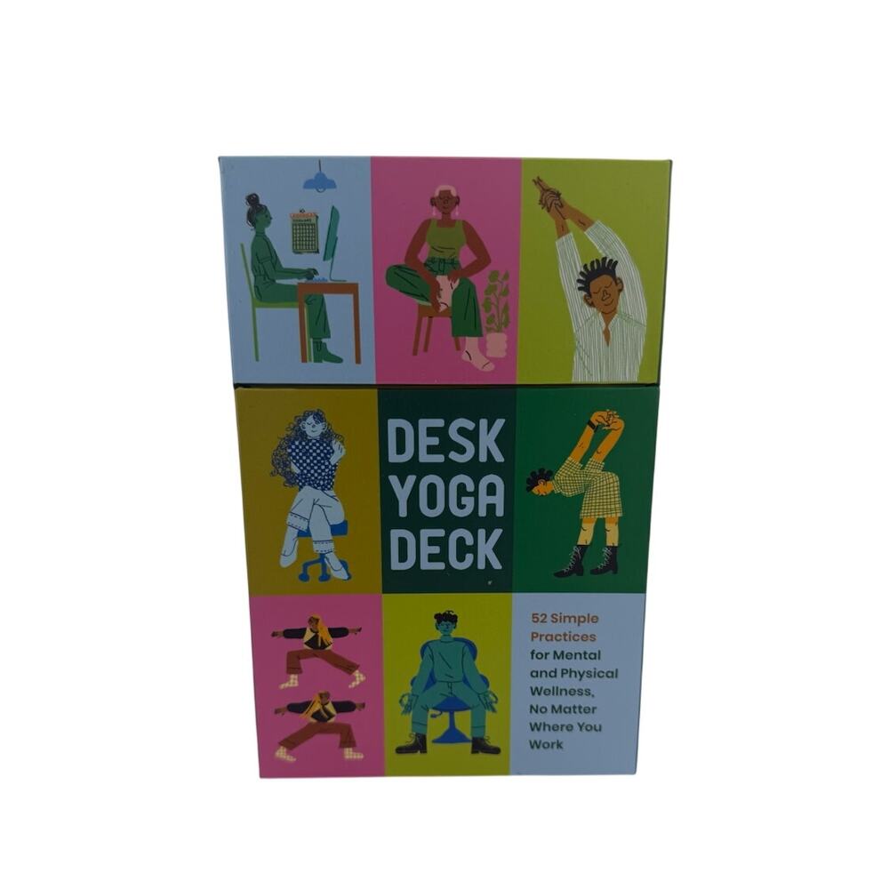 NWT New Desk Yoga Deck: Mental and Physical Wellness Gifts Work From Home